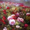 Rose Garden by Graceful - Original Oil Painting